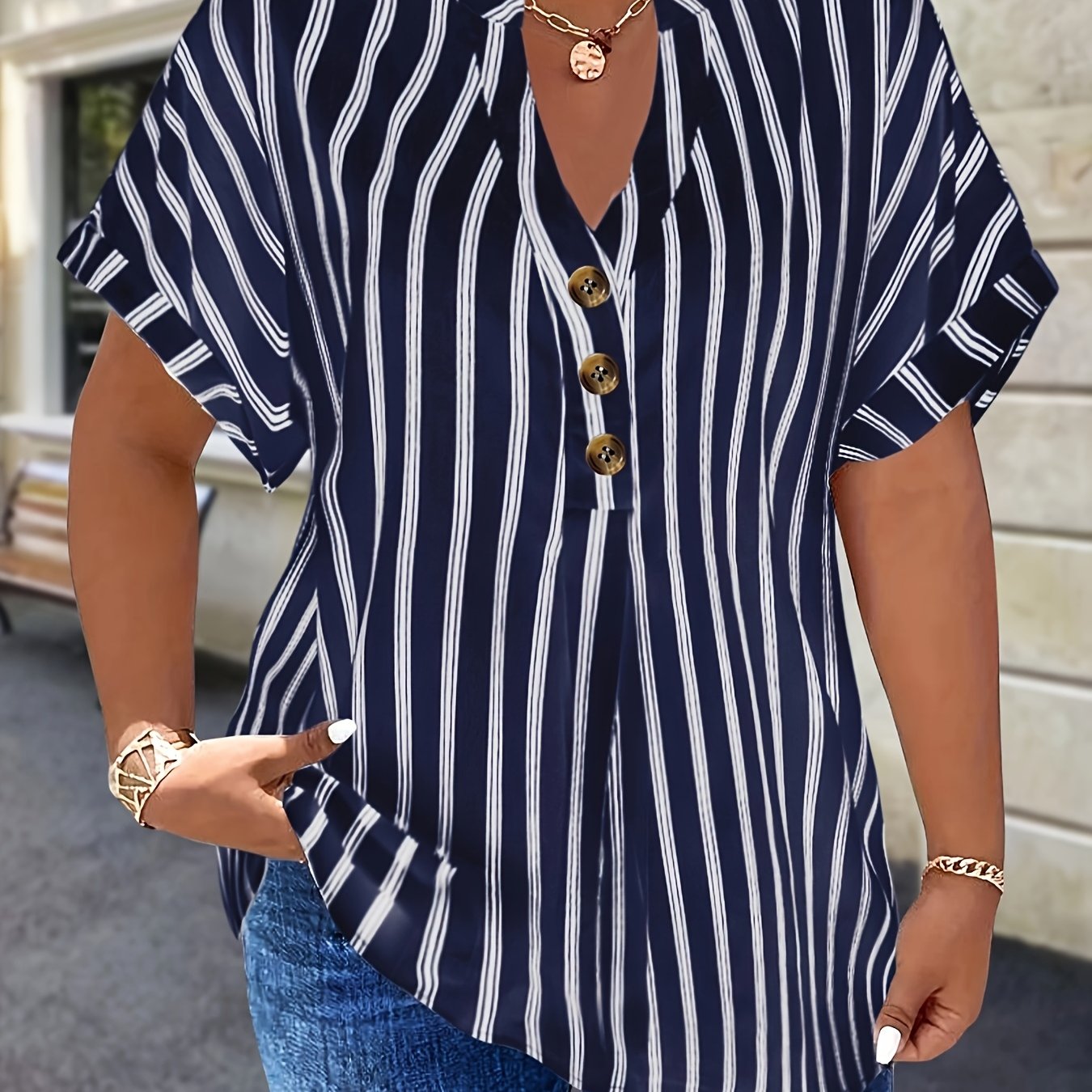Bleu Marine / 5XL