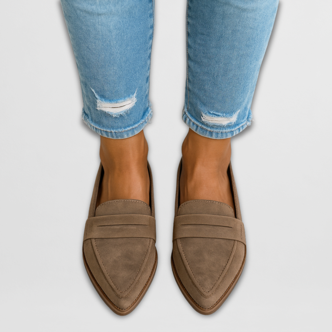 Suzy™ | Mocassins en Daim Doux