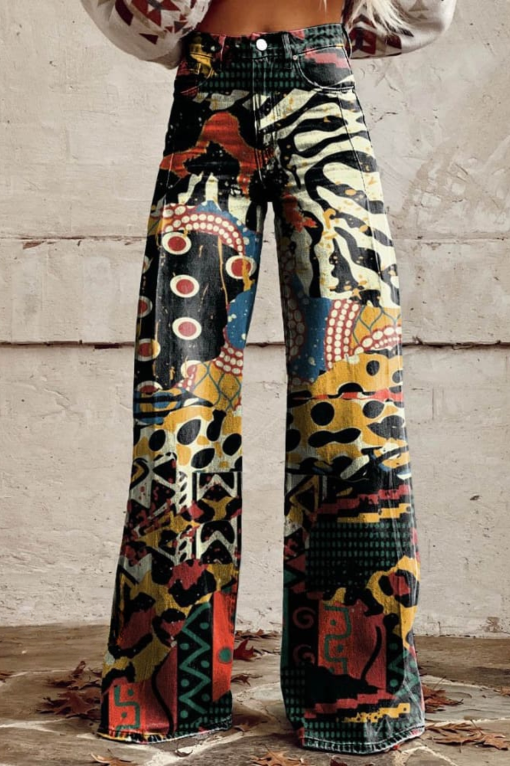 Maison Varelle. | Pantalon large vintage boho élégant