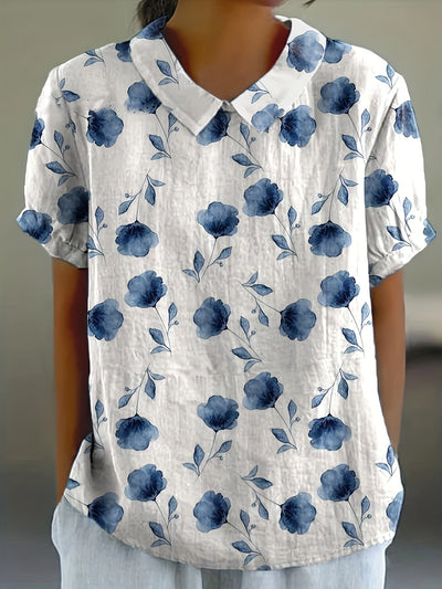 Mia™ | Chemise Décontractée pour Femmes avec Imprimé Floral