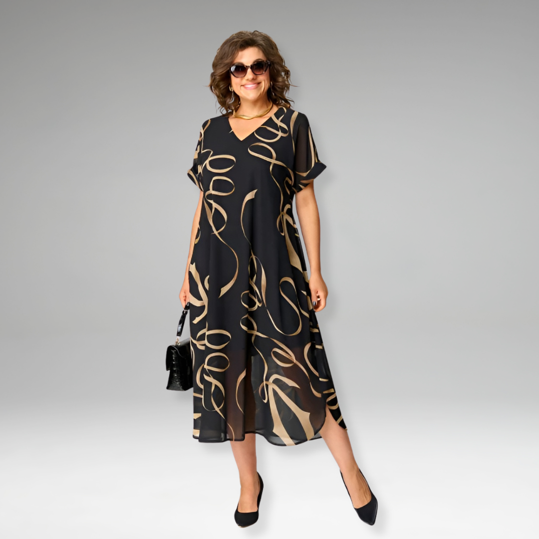 Sanne™ | Robe avec imprimé graphique