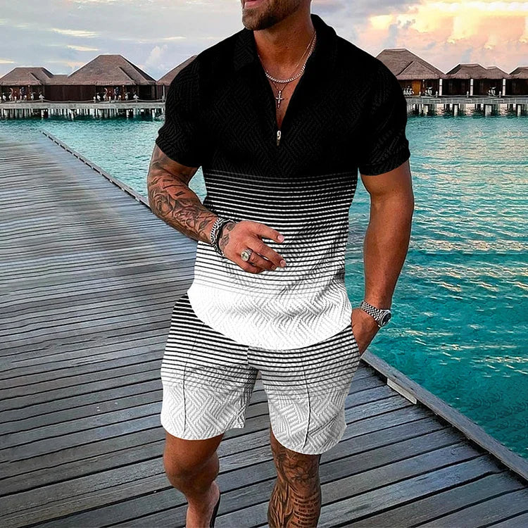 Polo Noir Blanc – La Collection Riviera