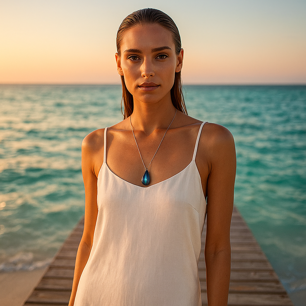 Lacrima del Mare | Labradorite Necklace