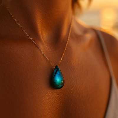 Lacrima del Mare | Labradorite Necklace