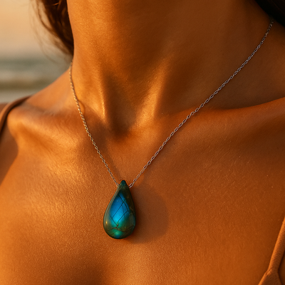 Lacrima del Mare | Labradorite Necklace