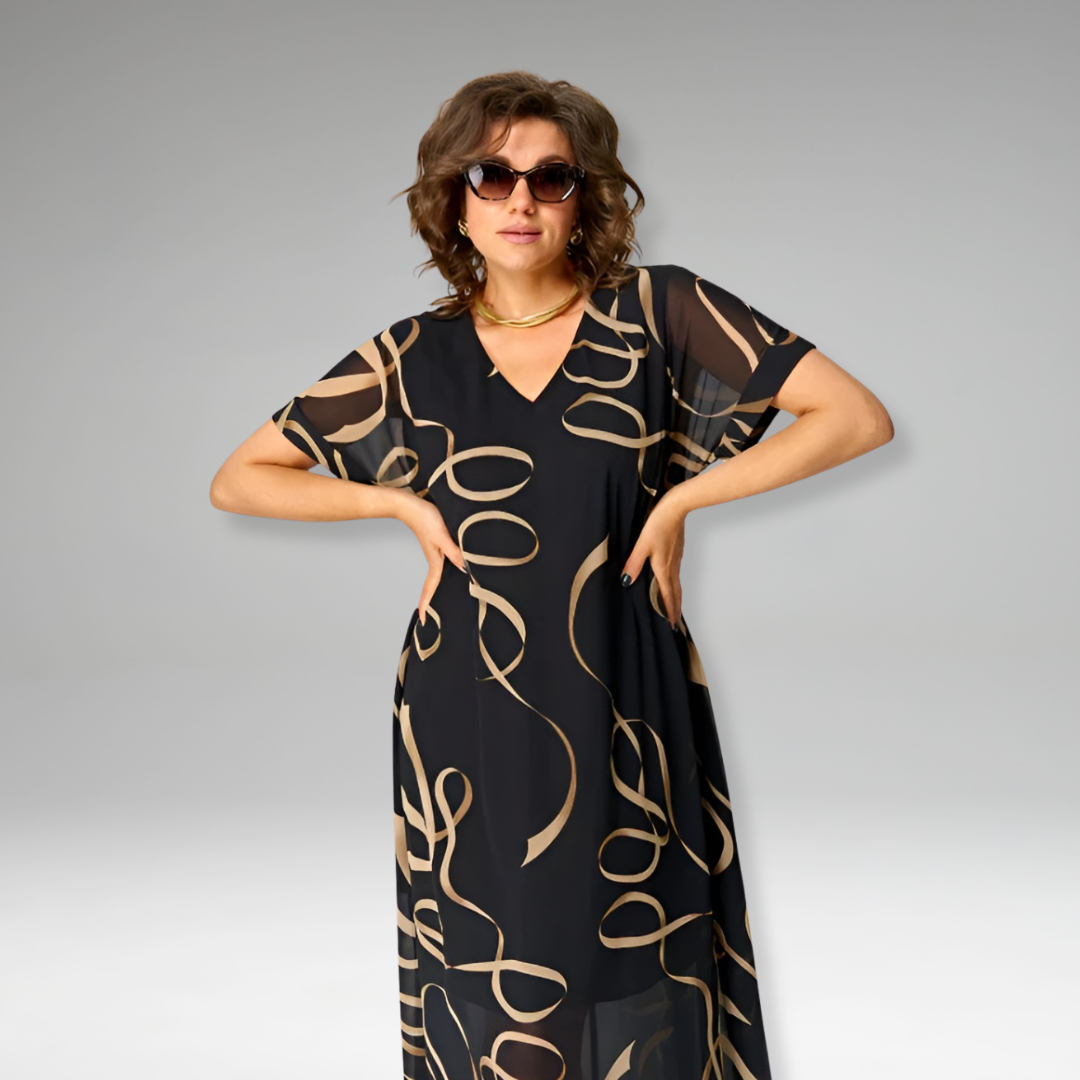 Sanne™ | Robe avec imprimé graphique