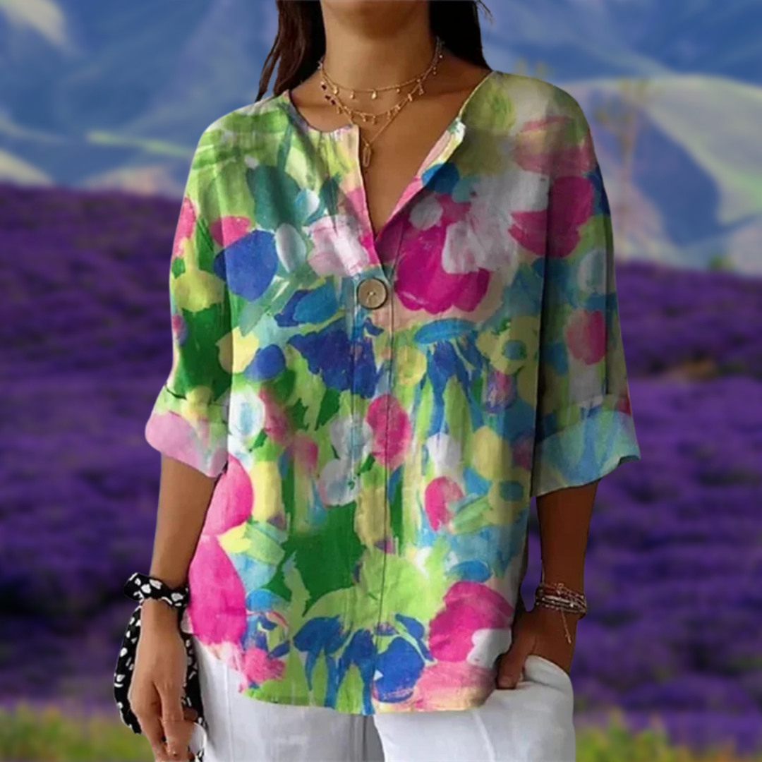 Mairelle™ – blouse à fleurs