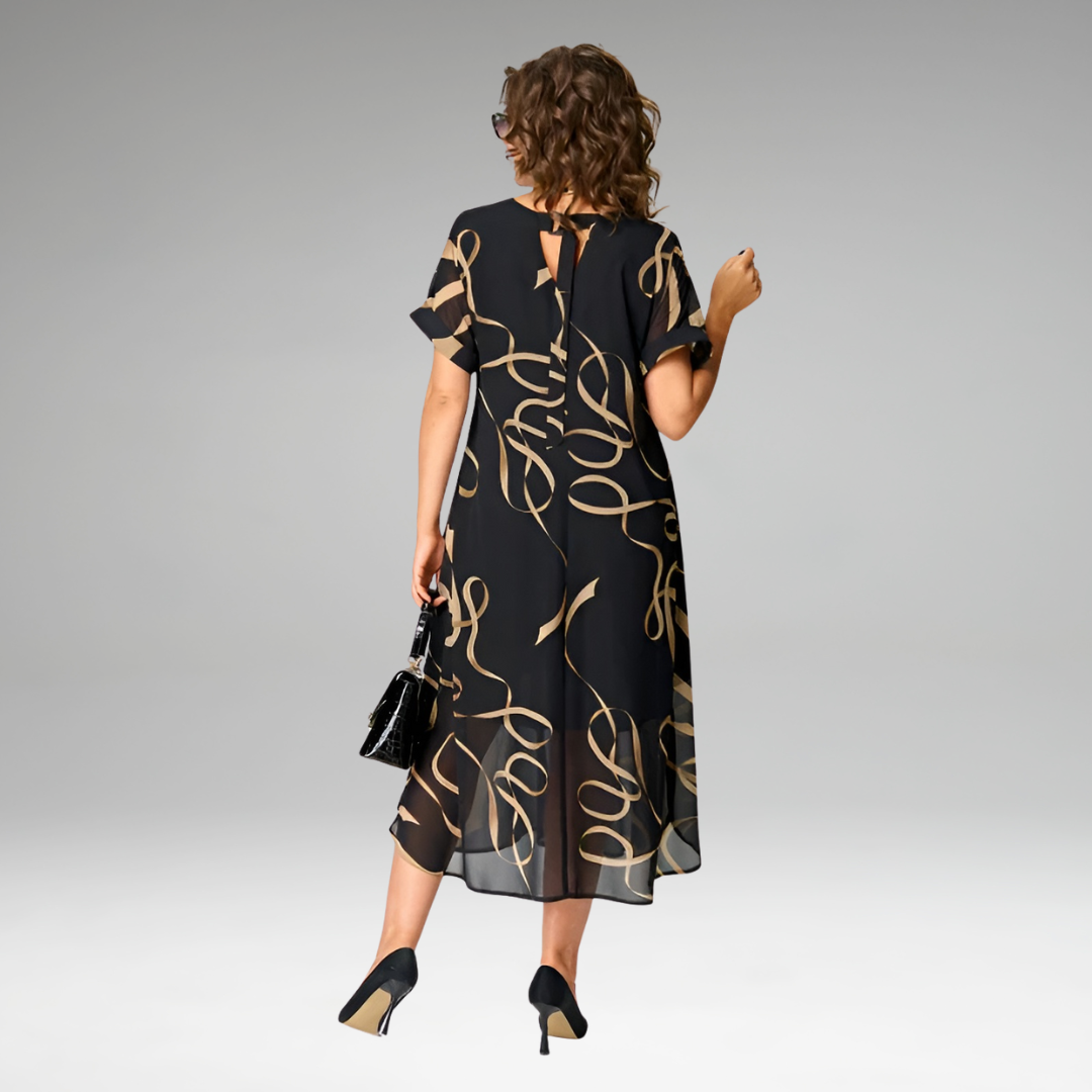 Sanne™ | Robe avec imprimé graphique