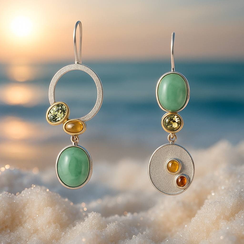 Bonny | Argenté Boucles d'Oreilles Pendantes