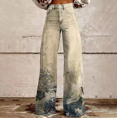 Maison Varelle. | Pantalon Boho Vintage Élégant pour Looks Tendance