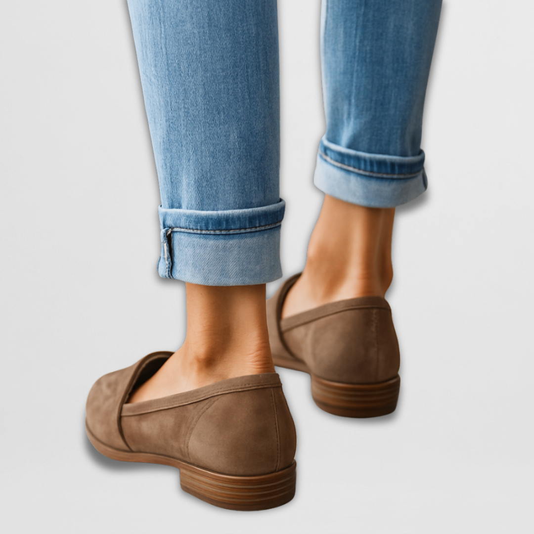 Suzy™ | Mocassins en Daim Doux