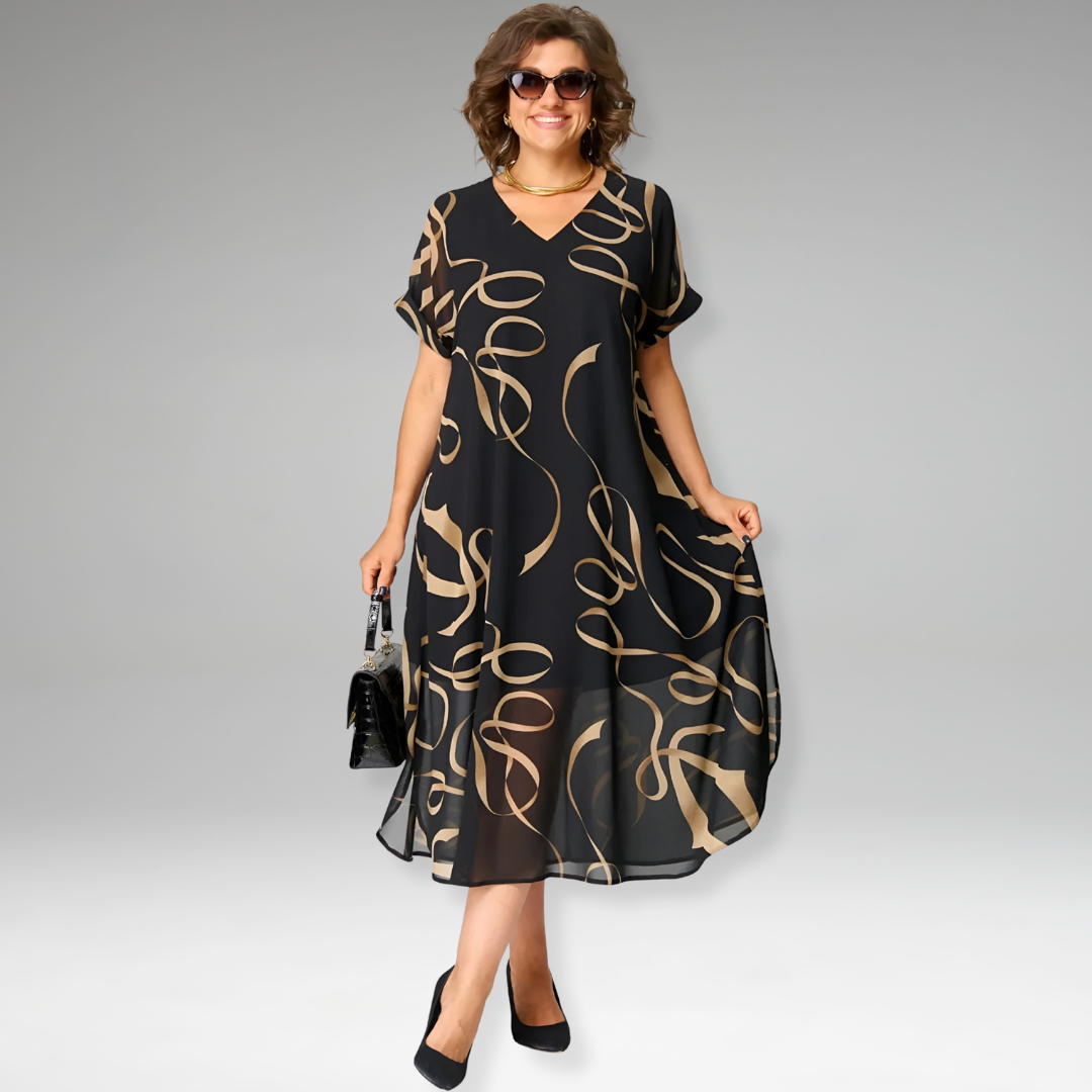 Sanne™ | Robe avec imprimé graphique