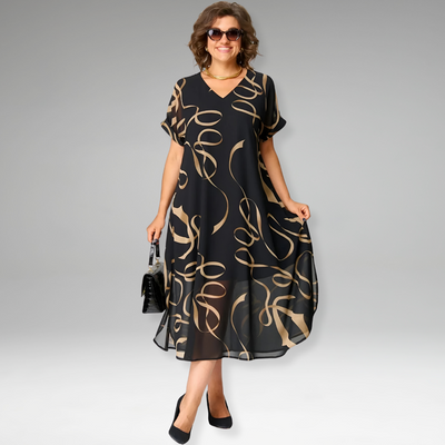 Sanne™ | Robe avec imprimé graphique