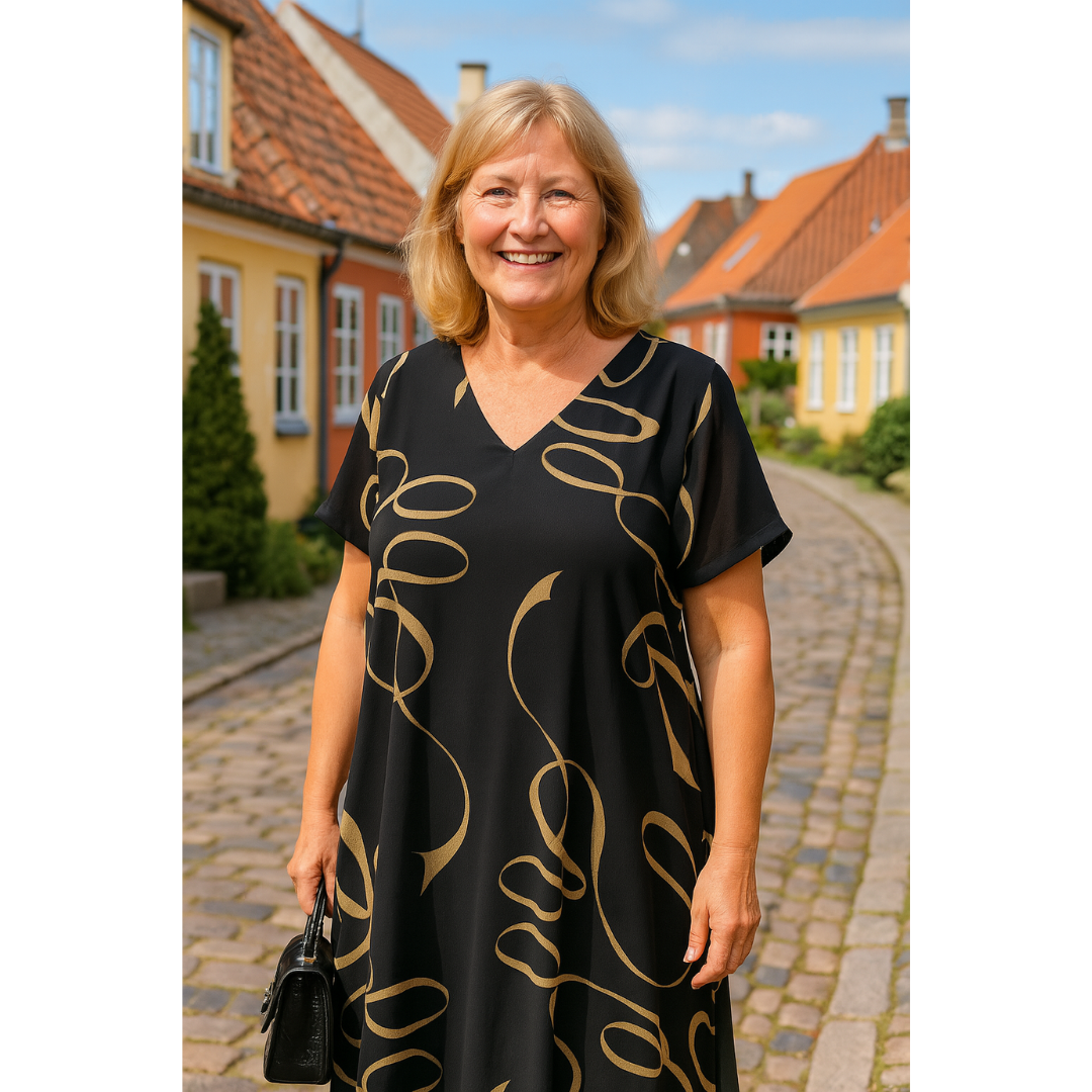 Sanne™ | Robe avec imprimé graphique