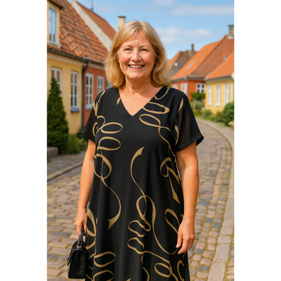 Sanne™ | Robe avec imprimé graphique