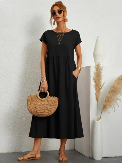 Sofia™ | Robe en coton et lin
