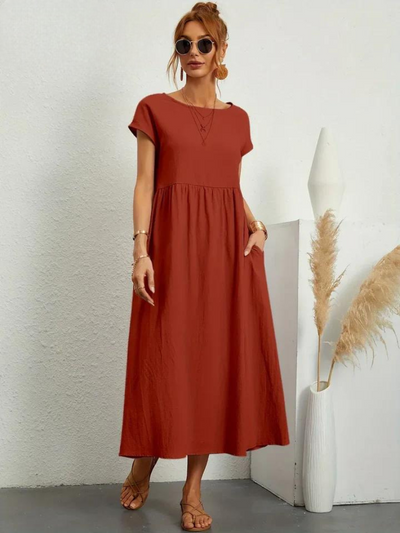 Sofia™ | Robe en coton et lin