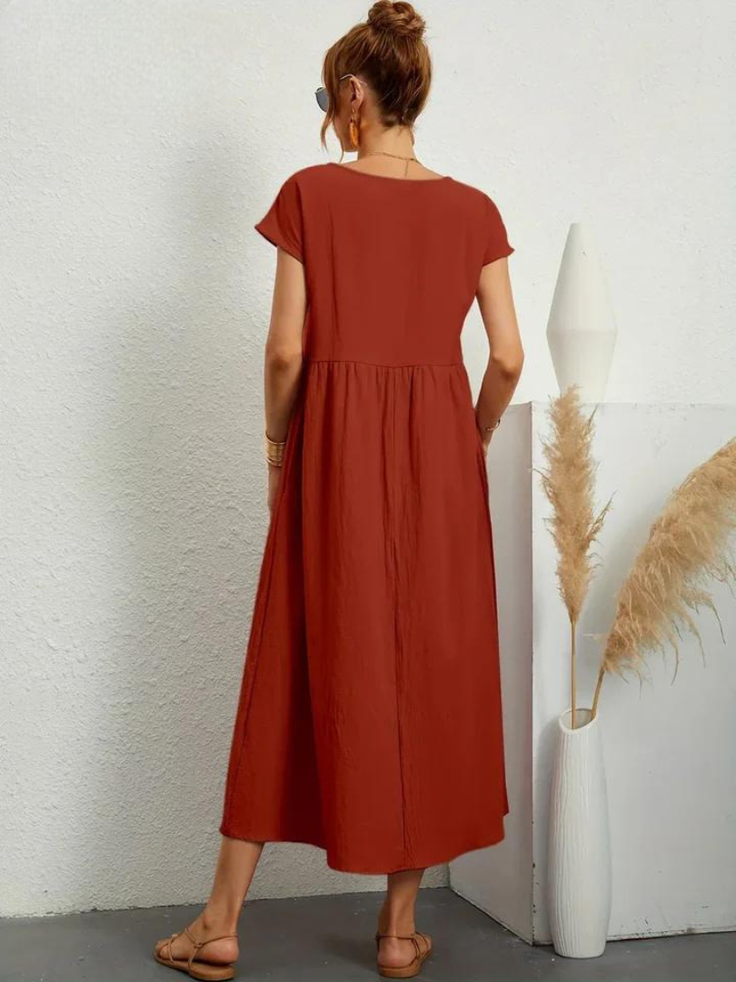 Sofia™ | Robe en coton et lin