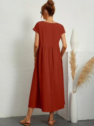 Sofia™ | Robe en coton et lin