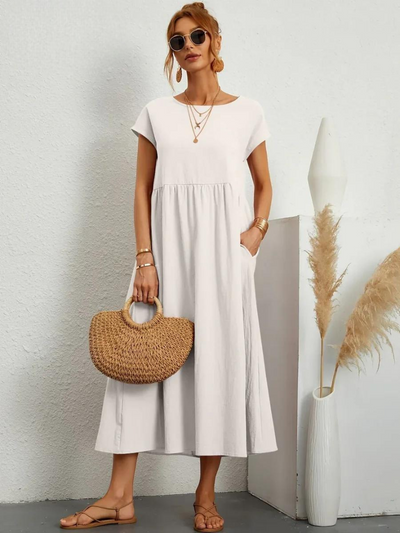 Sofia™ | Robe en coton et lin