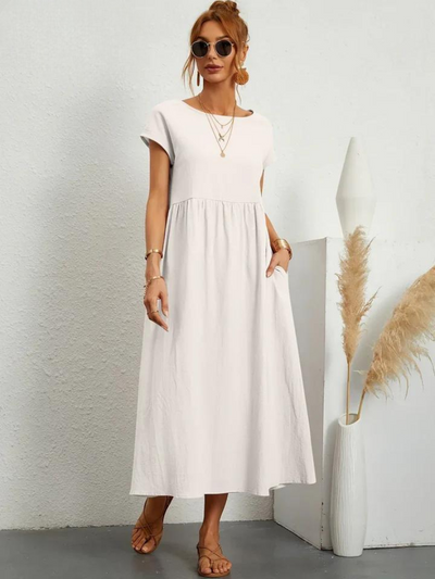 Sofia™ | Robe en coton et lin