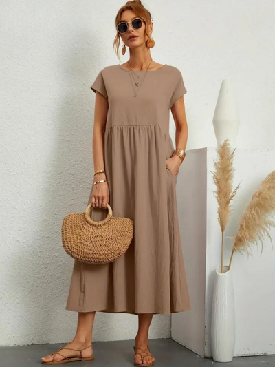 Sofia™ | Robe en coton et lin