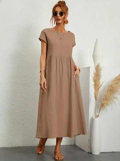 Sofia™ | Robe en coton et lin