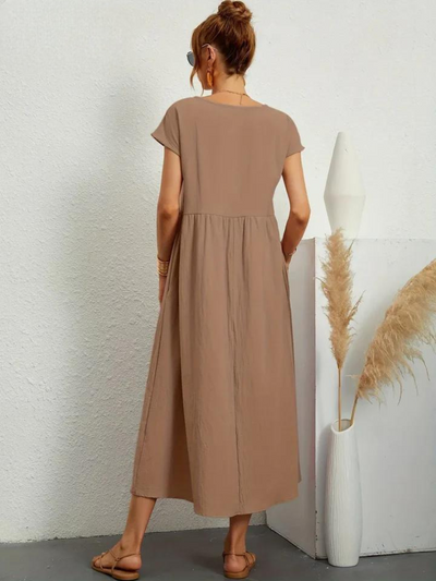 Sofia™ | Robe en coton et lin