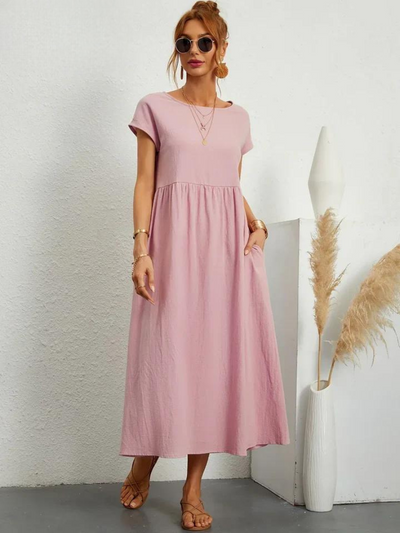 Sofia™ | Robe en coton et lin