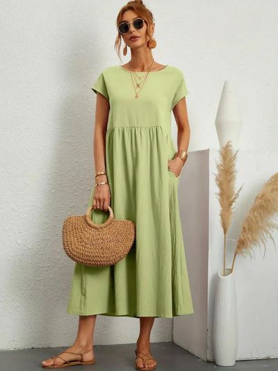 Sofia™ | Robe en coton et lin
