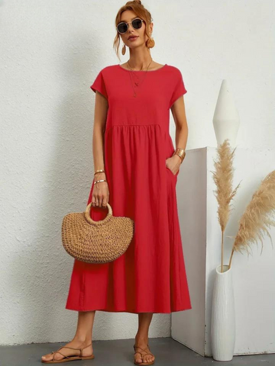 Sofia™ | Robe en coton et lin
