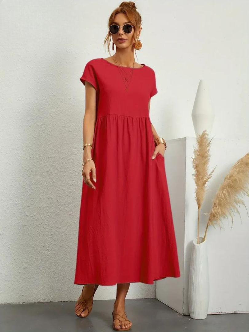 Sofia™ | Robe en coton et lin