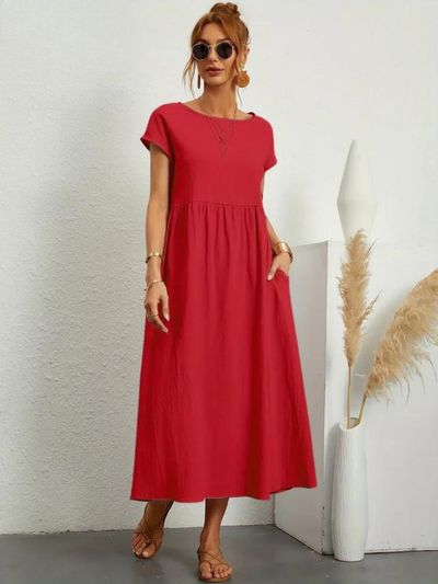 Sofia™ | Robe en coton et lin