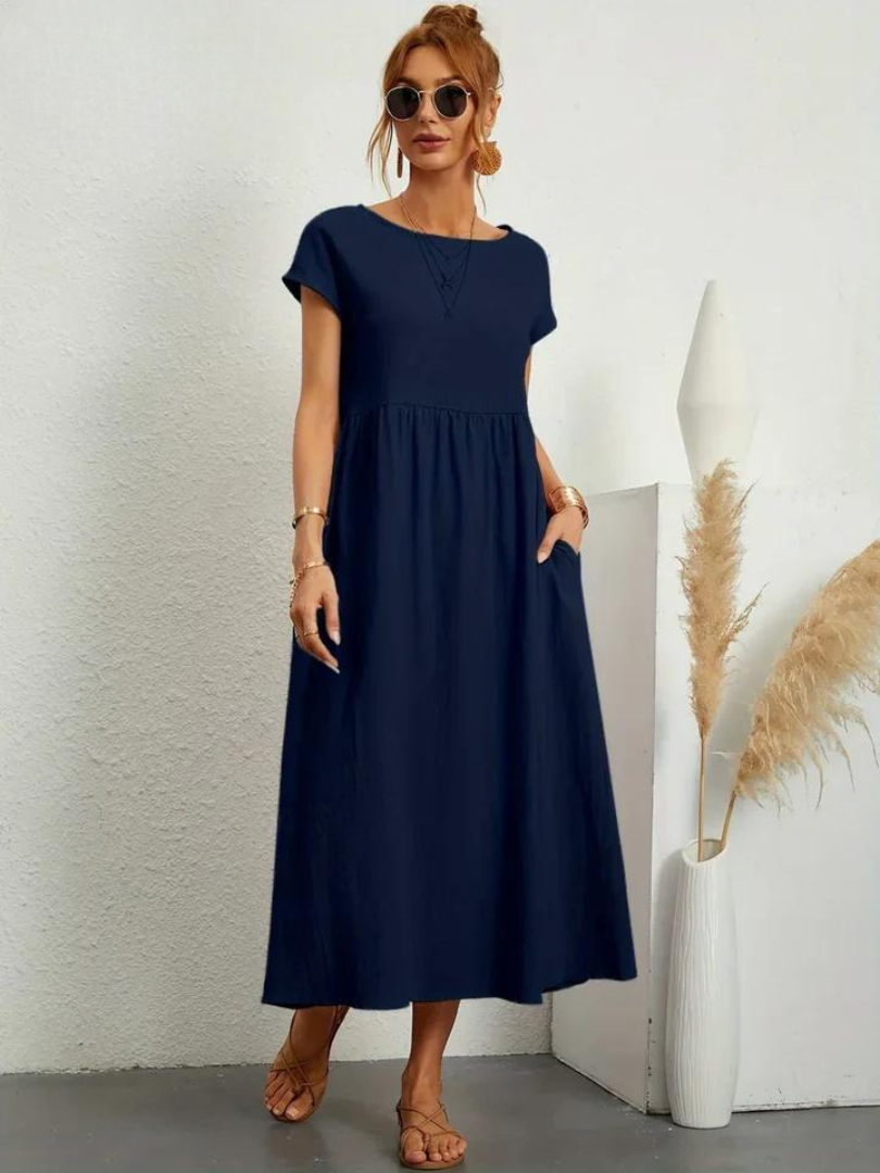 Sofia™ | Robe en coton et lin