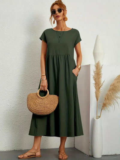 Sofia™ | Robe en coton et lin