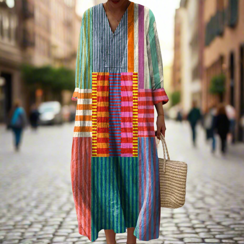Linnea™  | Robe géométrique élégante