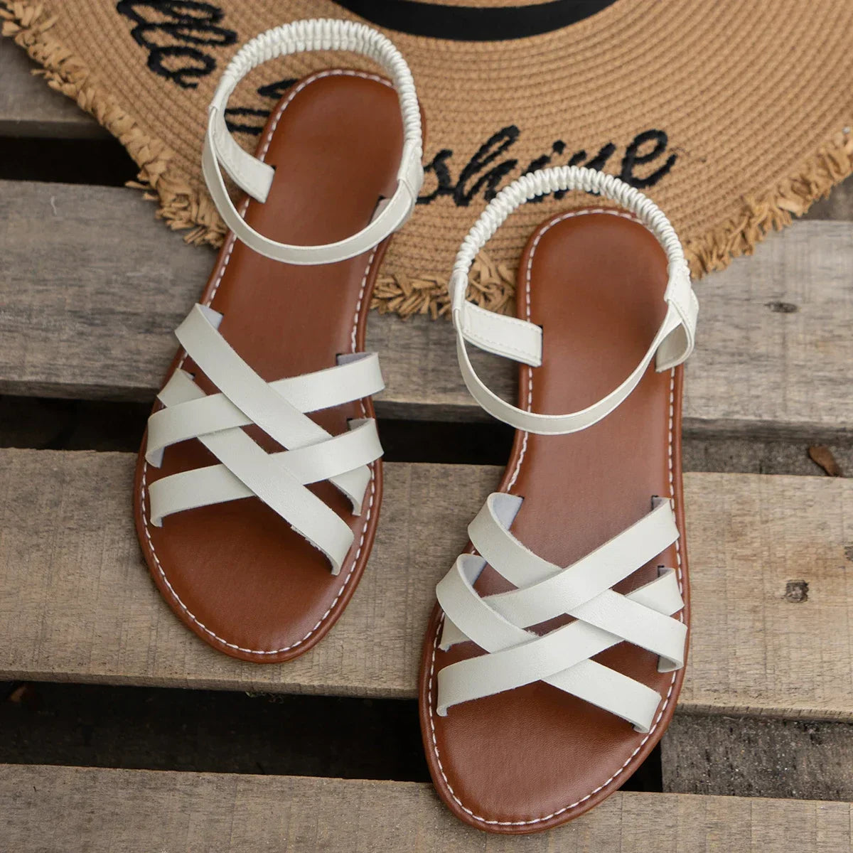 Lea™ | Sandales à Talon en Liège