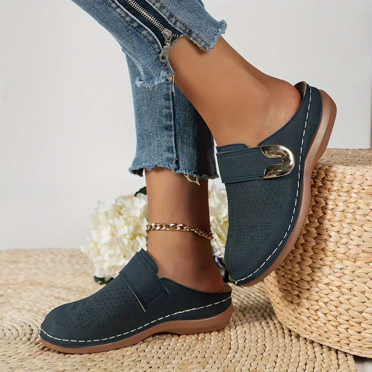Isa™ | Design de Talons Compensés Chic