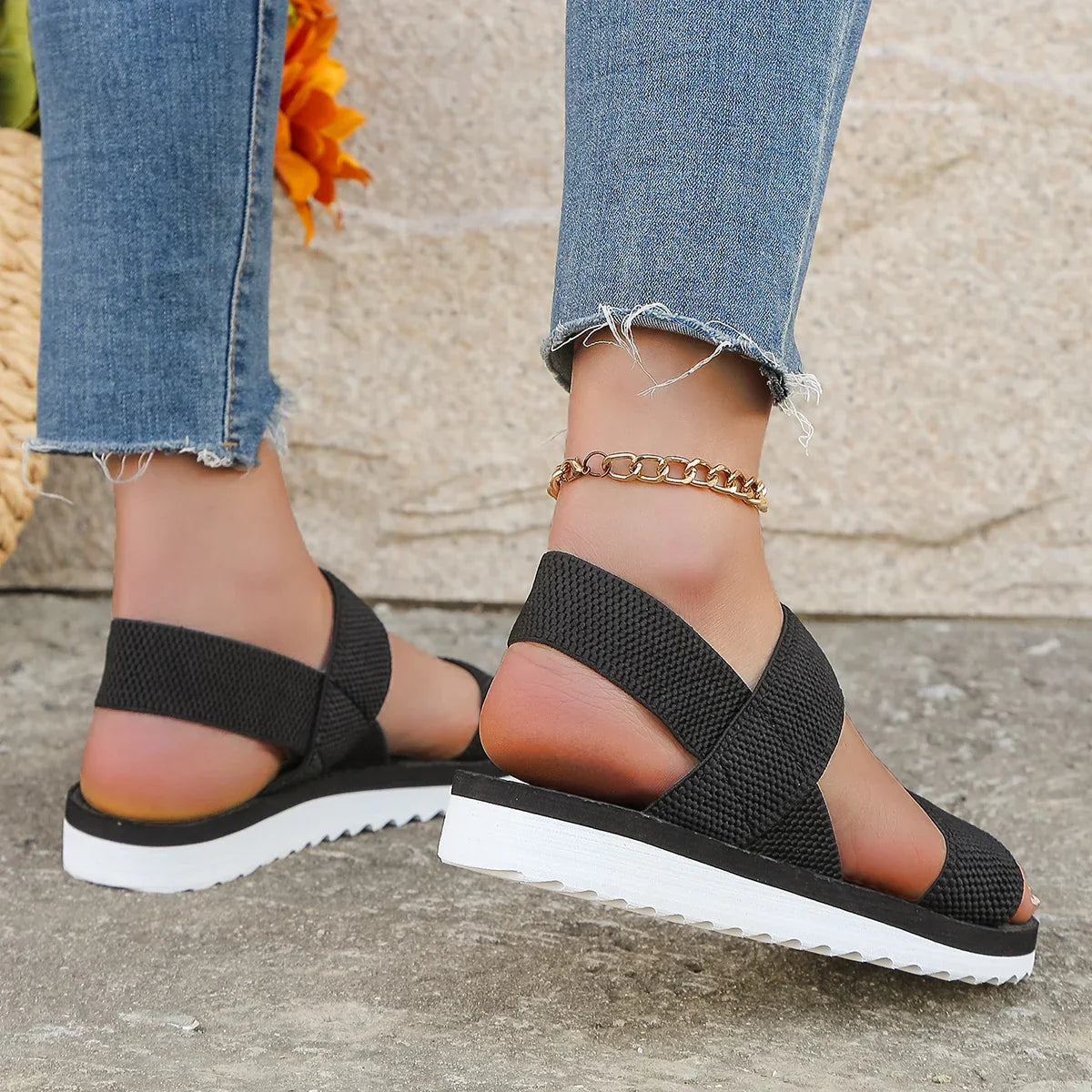 Solea™ | Sandales à Talon Blokhak
