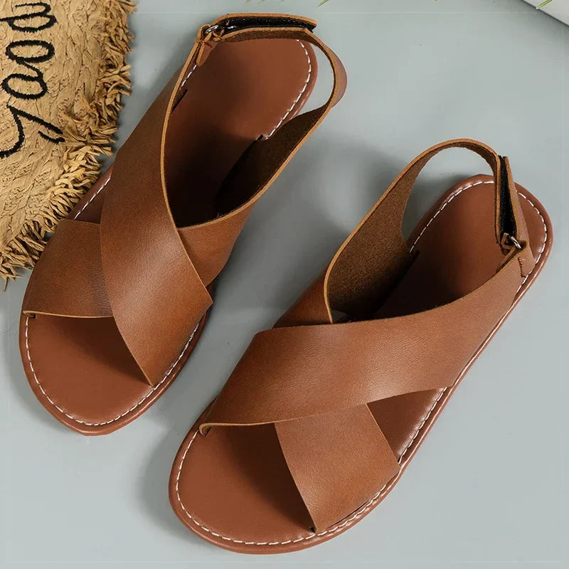 Nora™ | Sandales Texturées Doublées
