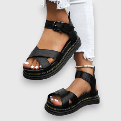 Tess™ | Sandales Wedge à Fermeture Éclair