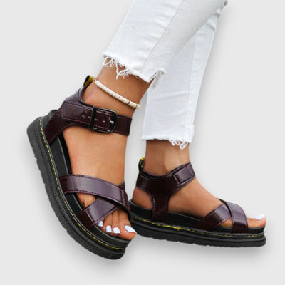 Tess™ | Sandales Wedge à Fermeture Éclair
