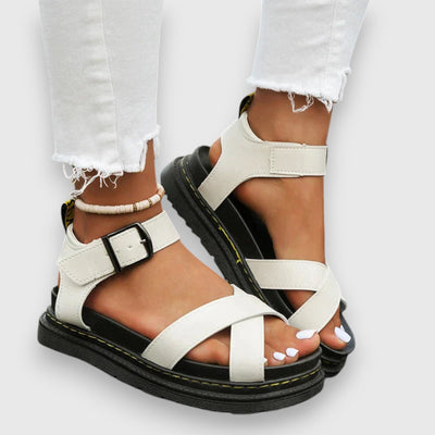Tess™ | Sandales Wedge à Fermeture Éclair