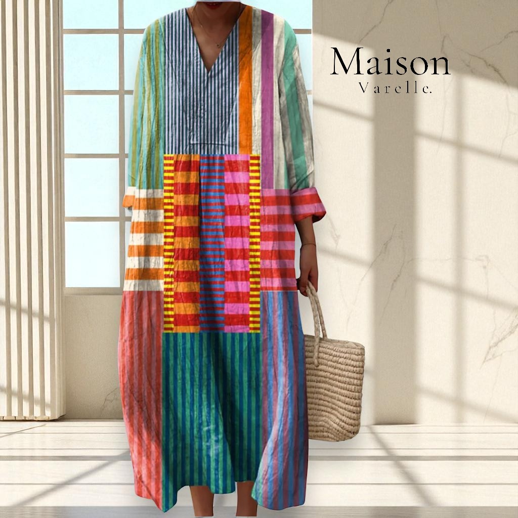 Linnea™  | Robe géométrique élégante