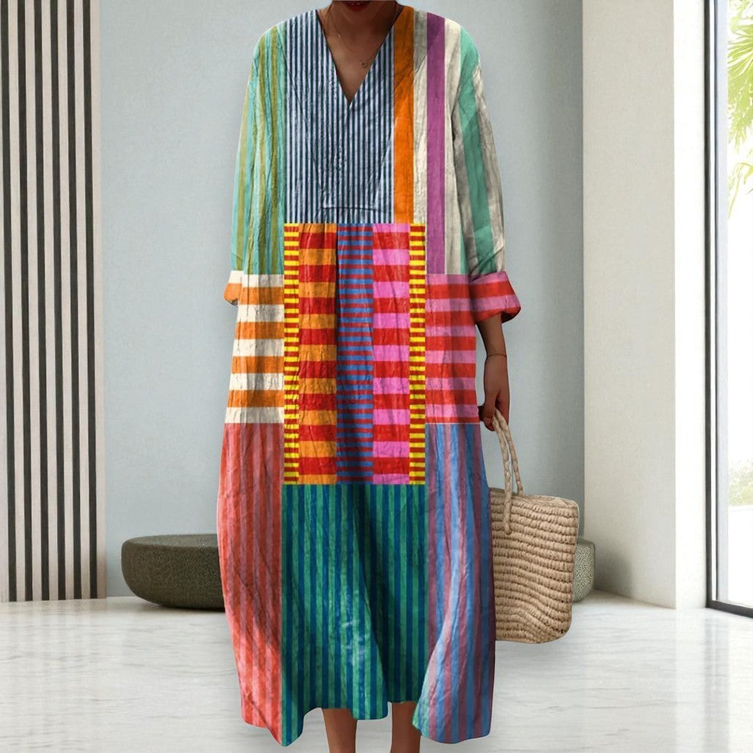 Linnea™  | Robe géométrique élégante