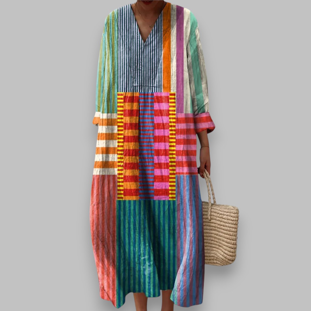 Linnea™  | Robe géométrique élégante