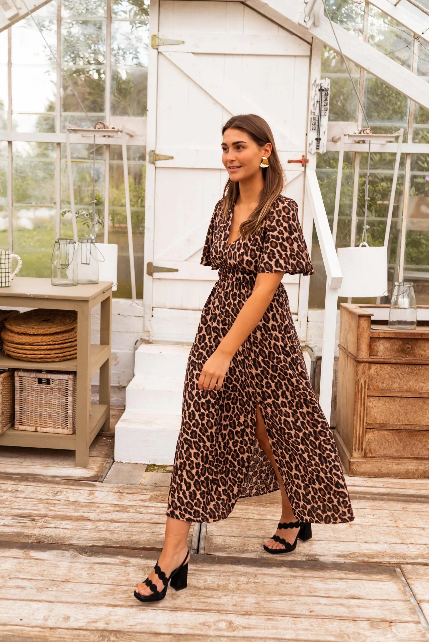 Stella™ | Robe Maxi Léopard