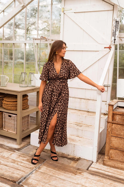 Stella™ | Robe Maxi Léopard